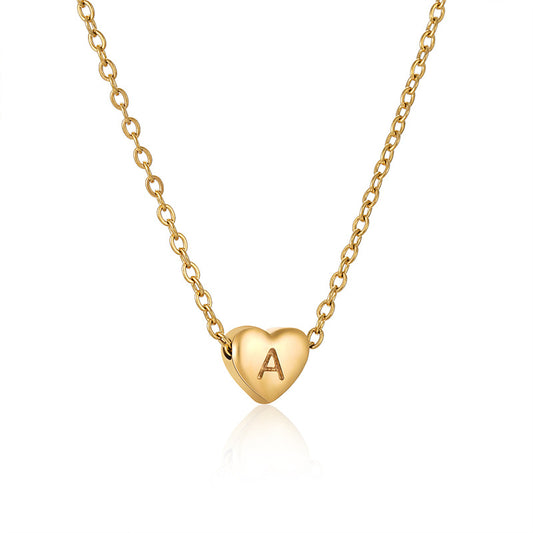 "My Heart" 18K Gold Plated Pendant Necklace