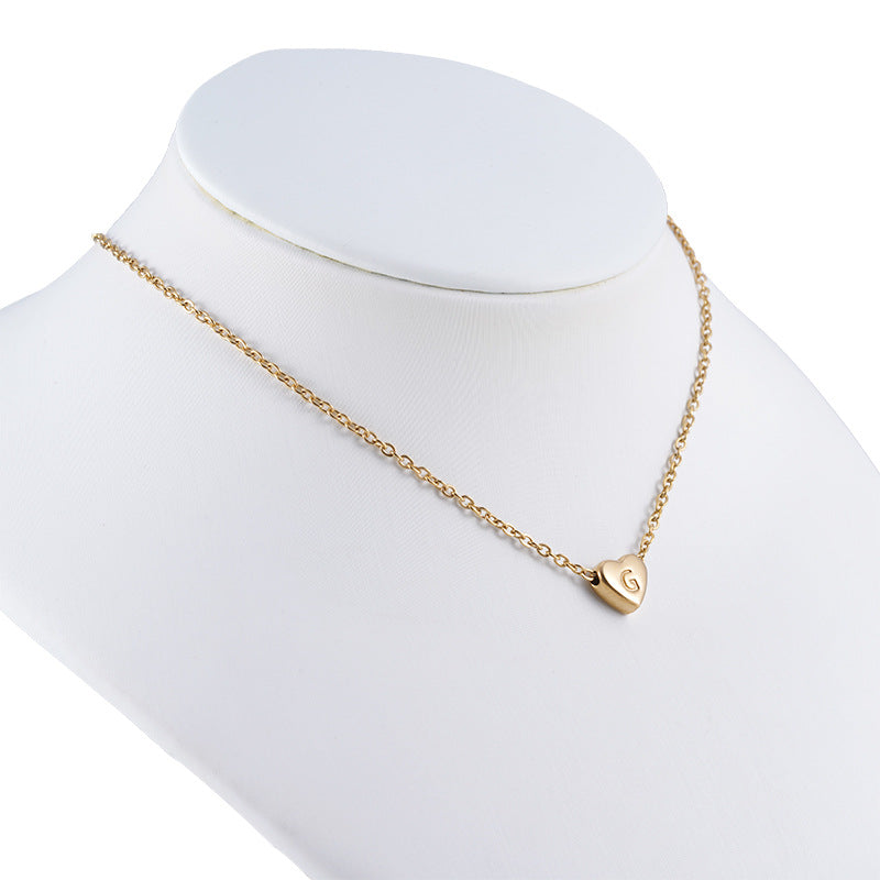 "My Heart" 18K Gold Plated Pendant Necklace