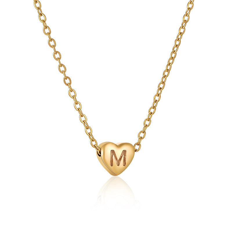 "My Heart" 18K Gold Plated Pendant Necklace