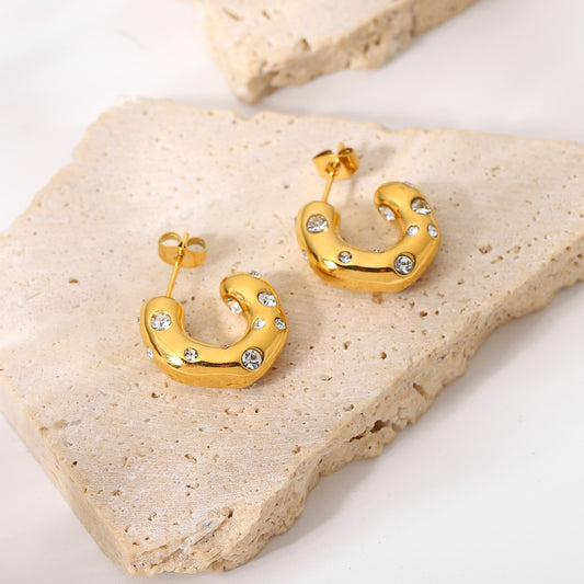 “Constellation” 18K Gold Plated Earrings