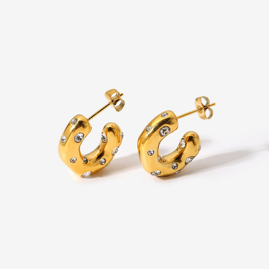 “Constellation” 18K Gold Plated Earrings